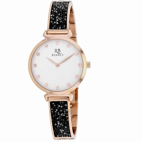 Roberto Bianci Women's Watch - Brillare White Dial Plated Steel Bracelet | RB0204