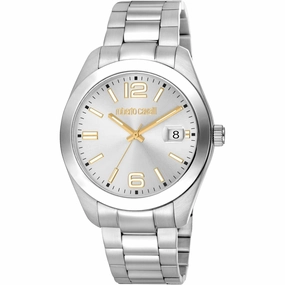 Roberto Cavalli Men's Watch - Classic Silver Dial Steel Bracelet | RC5G051M0015