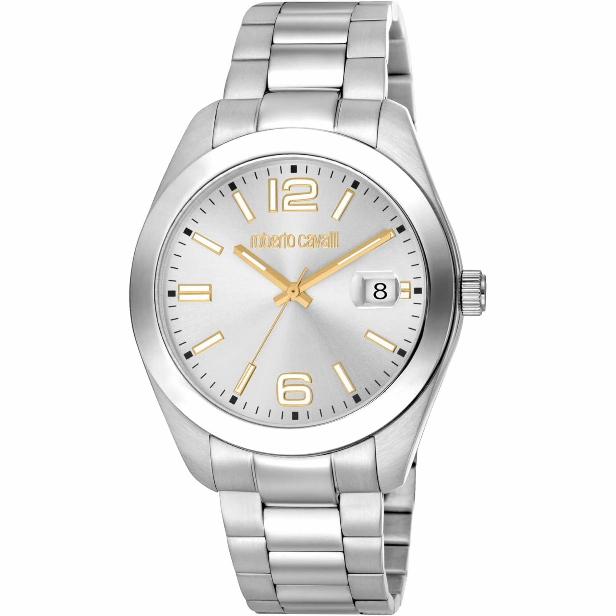 Roberto Cavalli Men's Watch - Classic Silver Dial Steel Bracelet | RC5G051M0015