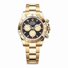 Rolex Cosmograph Daytona 40mm - Ref: 116528PNBK - Paul Newman Black & Champagne Index Dial, 18K Yellow Gold Oyster Bracelet Men's Watch