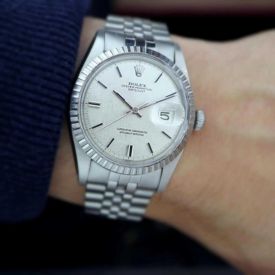 Rolex Datejust 1603 "Linen Dial", 1975