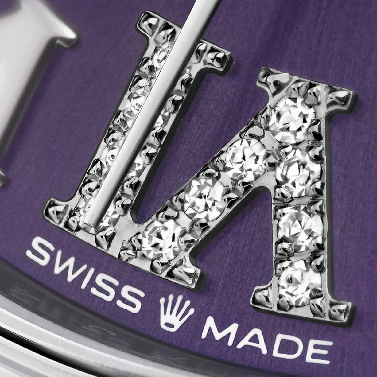 Rolex Datejust 31mm | Stainless steel bracelet | Aubergine dial Diamond bezel | Ladies Watch 278384rbr-0029
