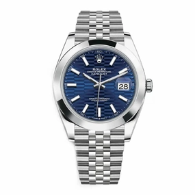 Rolex Datejust 41mm - Ref: 126300 - Blue Dial, Stainless Steel Jubilee Bracelet Men's Watch