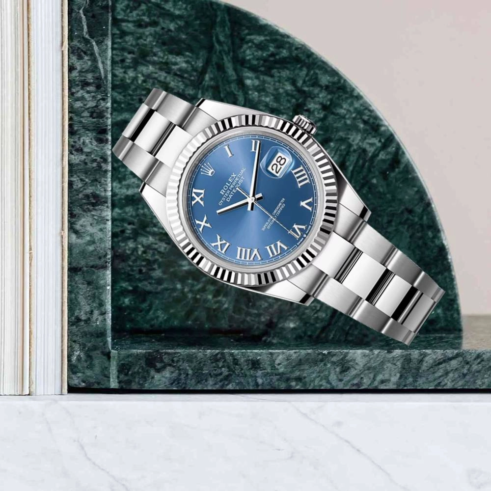 Rolex Datejust 41mm - Ref: 126334-0025 - Blue Dial, Stainless Steel Oyster Bracelet Men's Watch