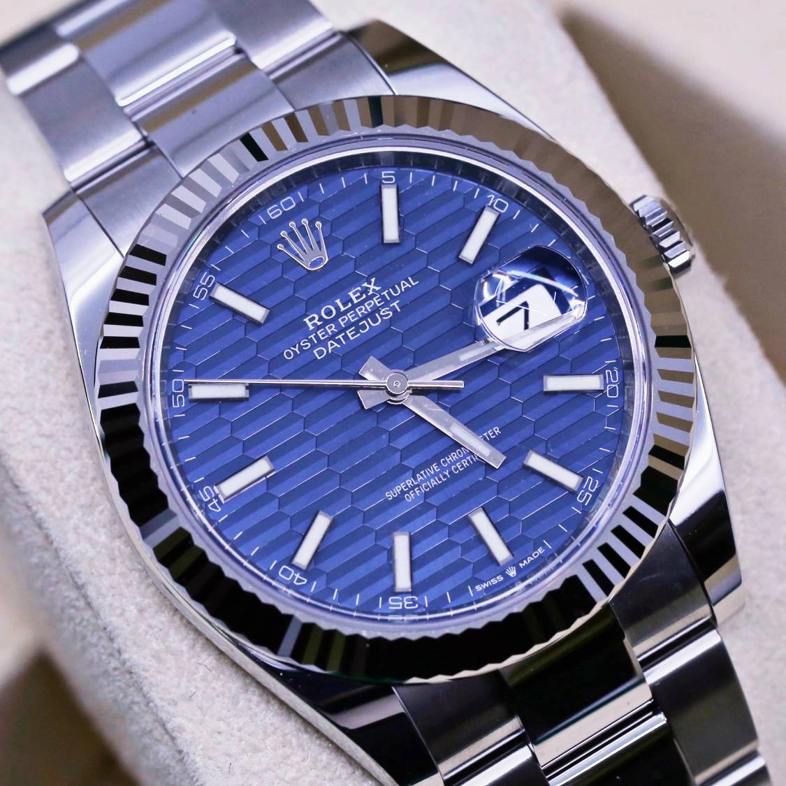 Rolex Datejust 41mm - Ref: 126334 - Blue Dial, Stainless Steel Oyster Bracelet Men's Watch