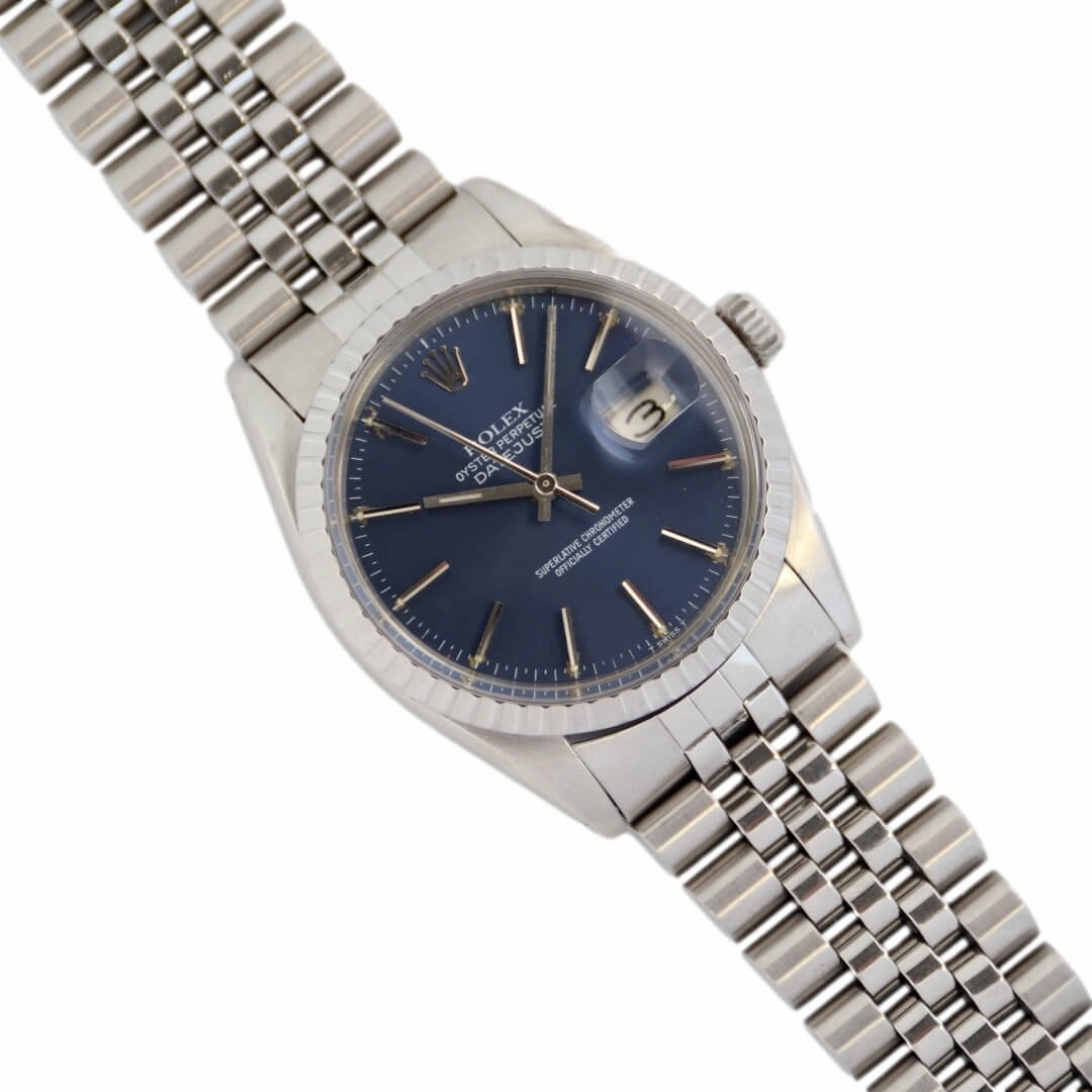 Rolex Datejust Ref. 16030, Rare Blue Sunburst Dial, 1981