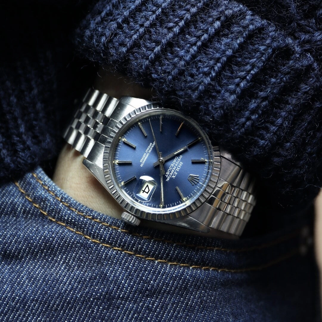 Rolex Datejust Ref. 16030, Rare Blue Sunburst Dial, 1981