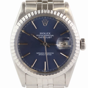 Rolex Datejust Ref. 16030, Rare Blue Sunburst Dial, 1981