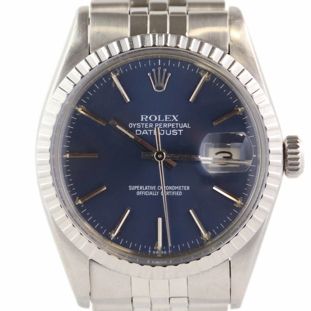 Rolex Datejust Ref. 16030, Rare Blue Sunburst Dial, 1981