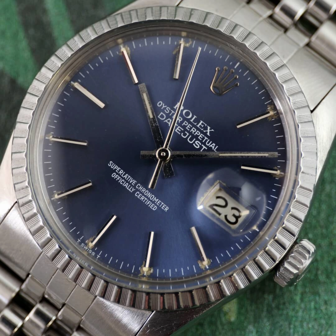 Rolex Datejust Ref. 16030, Rare Blue Sunburst Dial, 1981