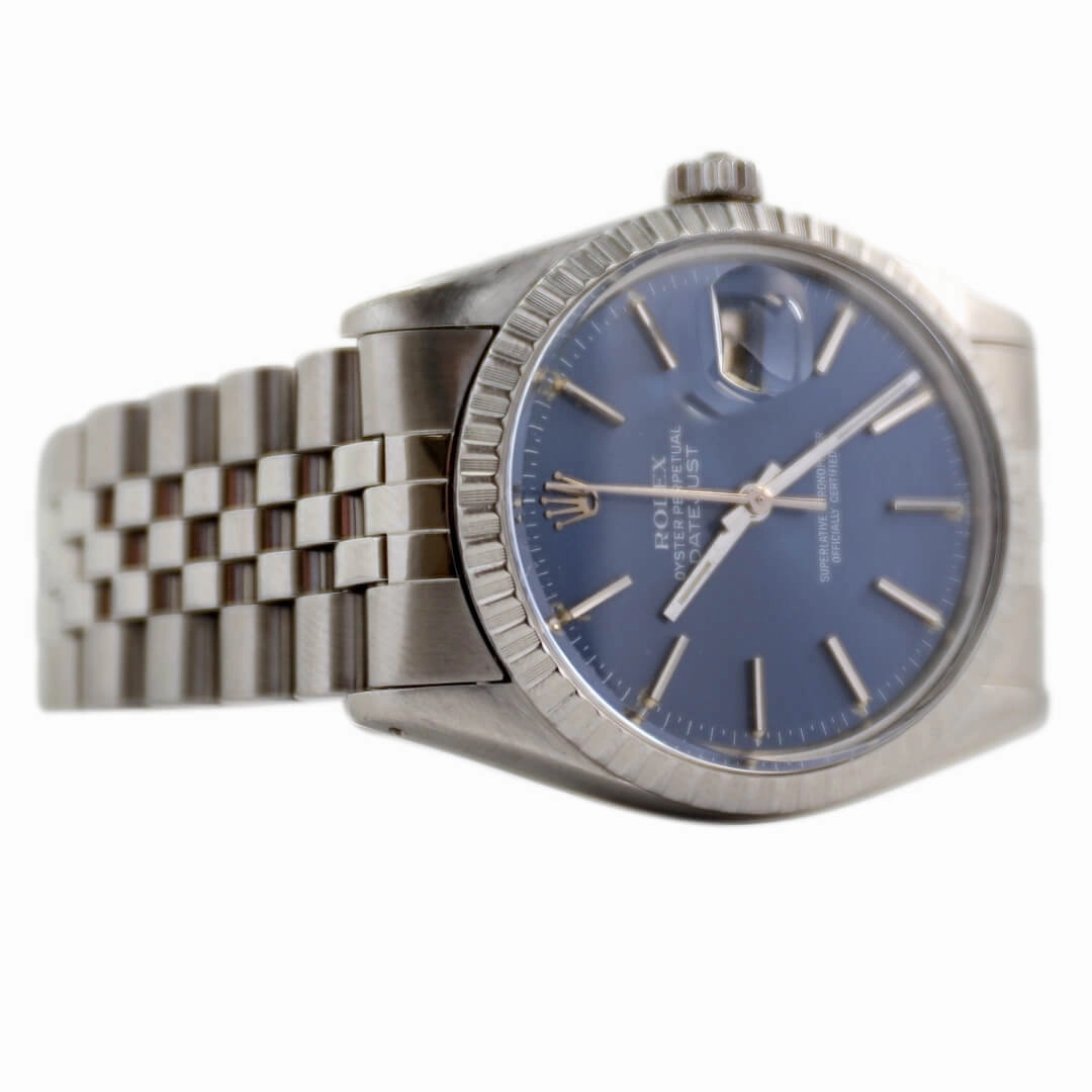 Rolex Datejust Ref. 16030, Rare Blue Sunburst Dial, 1981