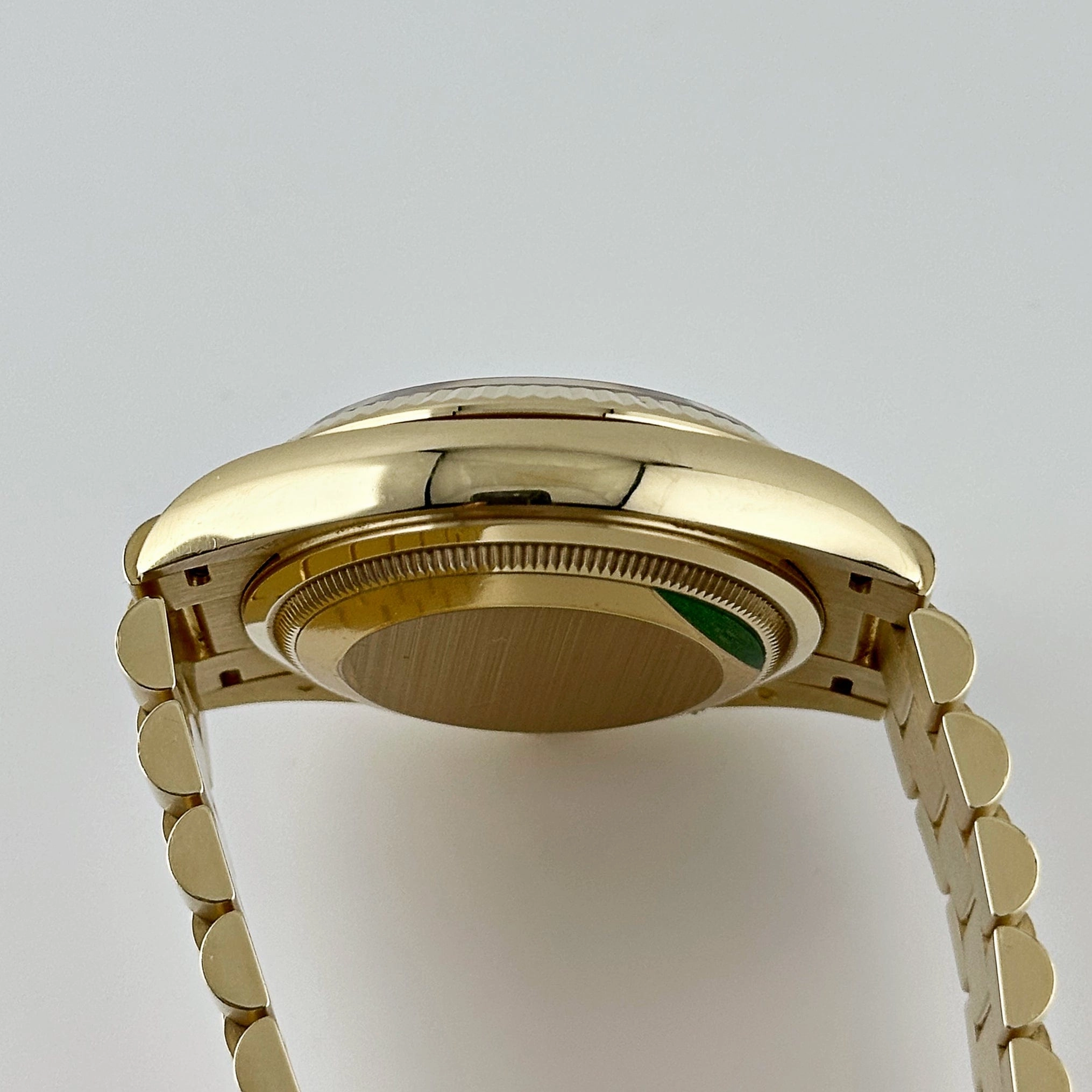 Rolex Day-Date 36 128238 Yellow Gold Green Ombr Diamond Dial