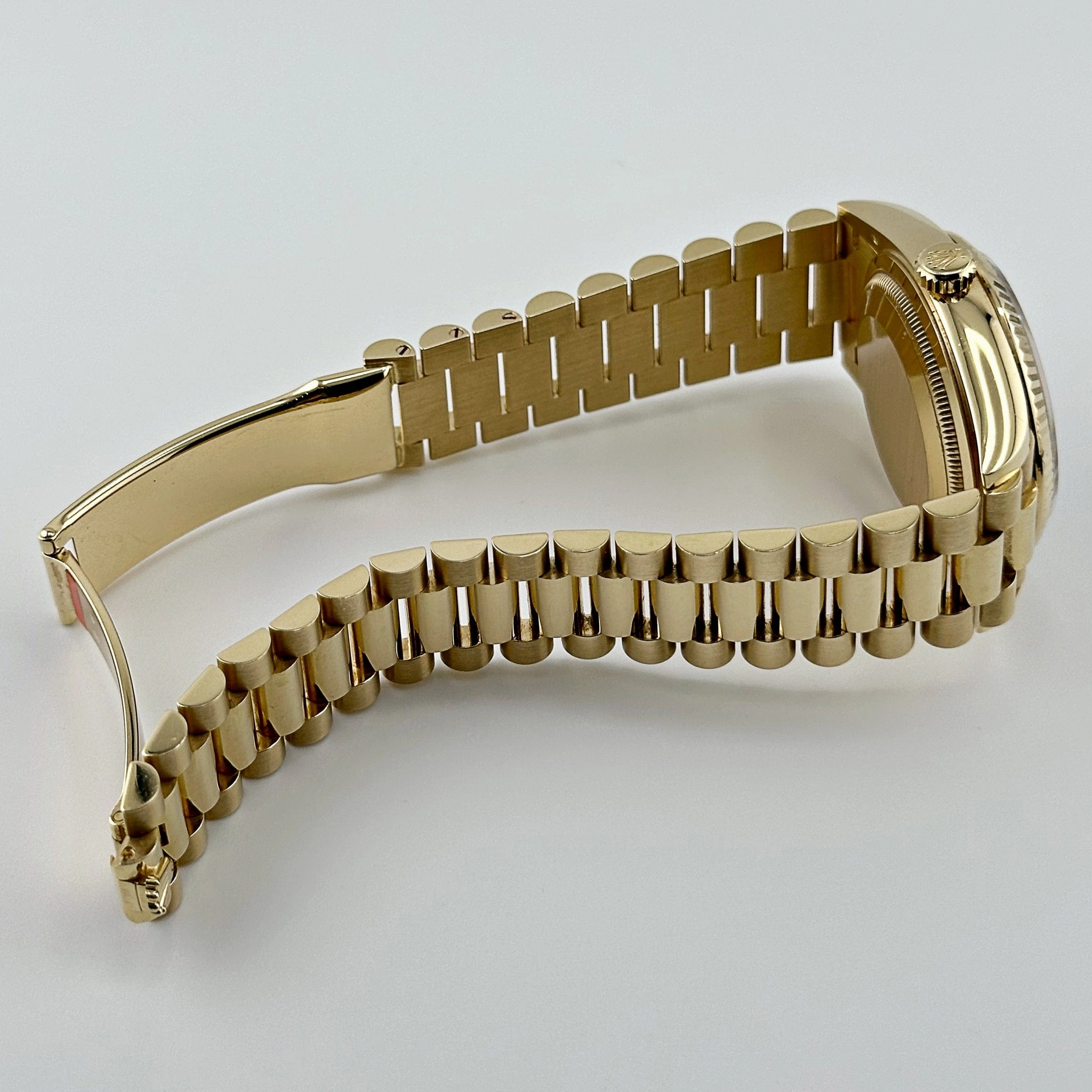 Rolex Day-Date 36 128238 Yellow Gold Green Ombr Diamond Dial