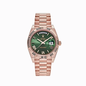 Rolex Day-Date 40 228235 Rose Gold Olive Green Dial (2024)