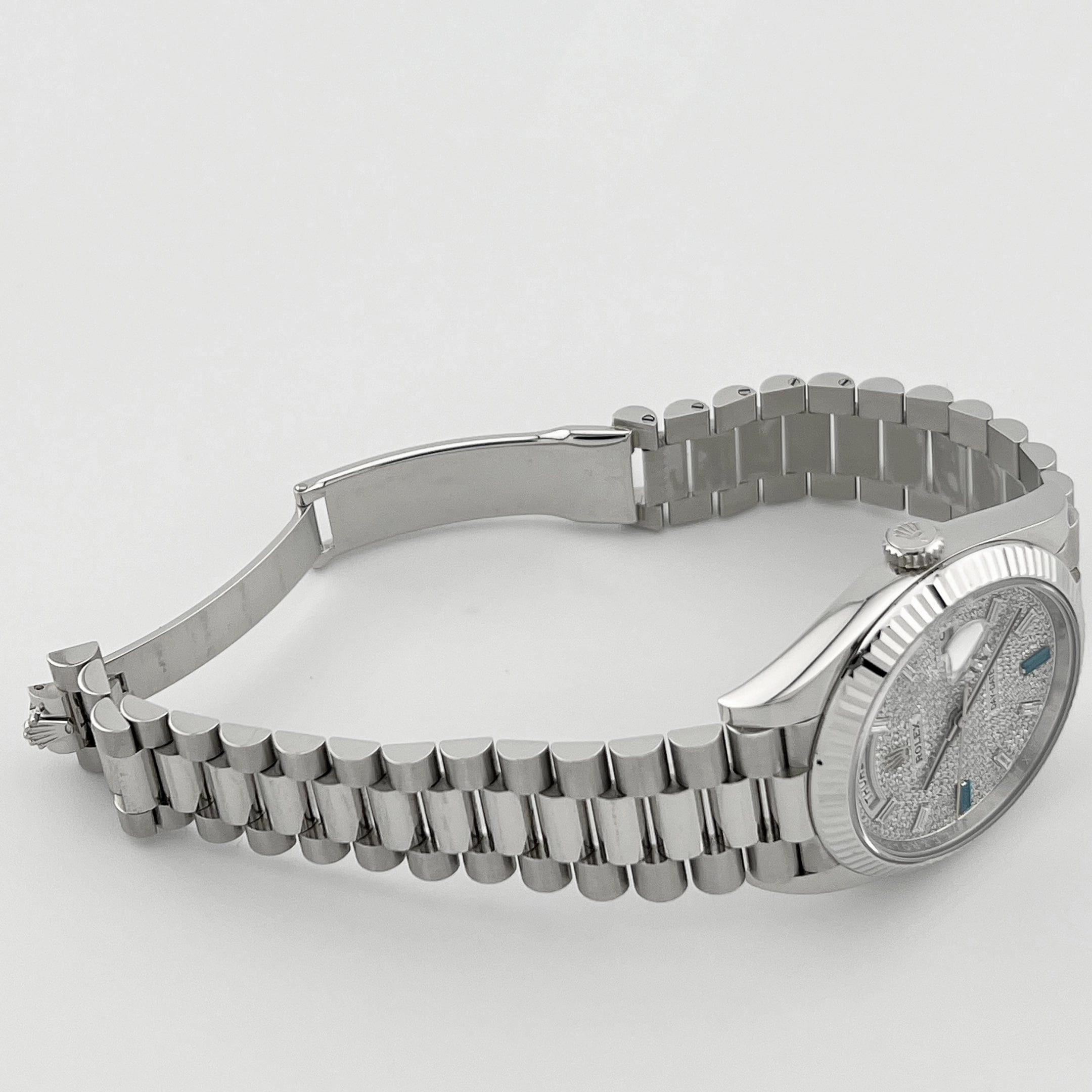 Rolex Day-Date 40 228236 Platinum Pav Diamond Dial (2023)