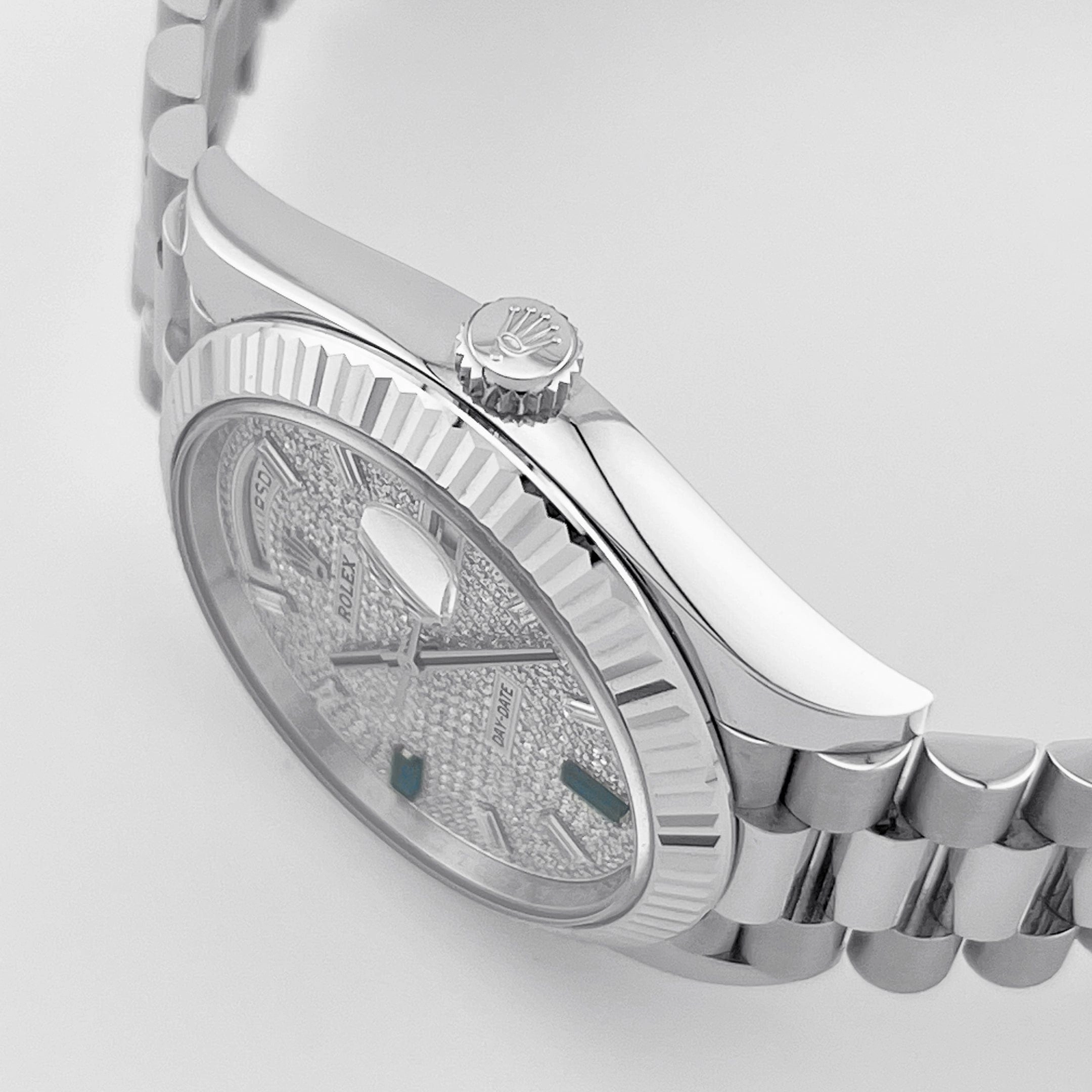 Rolex Day-Date 40 228236 Platinum Pav Diamond Dial (2023)