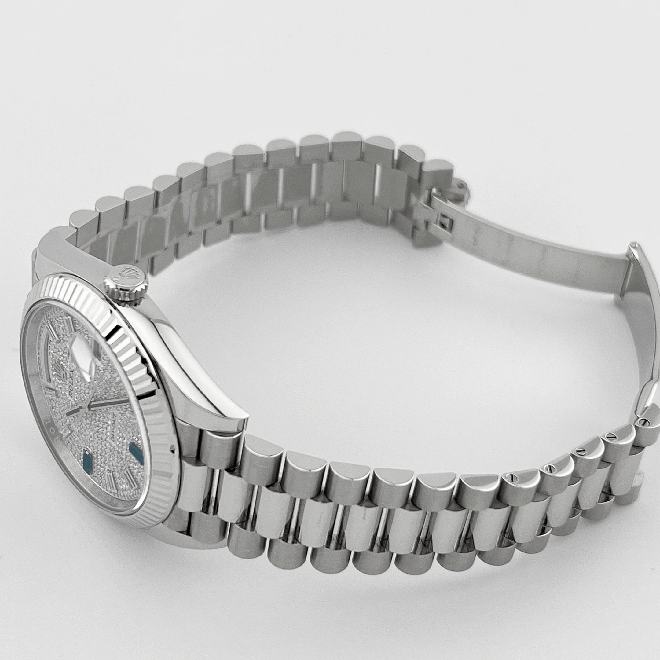 Rolex Day-Date 40 228236 Platinum Pav Diamond Dial (2023)