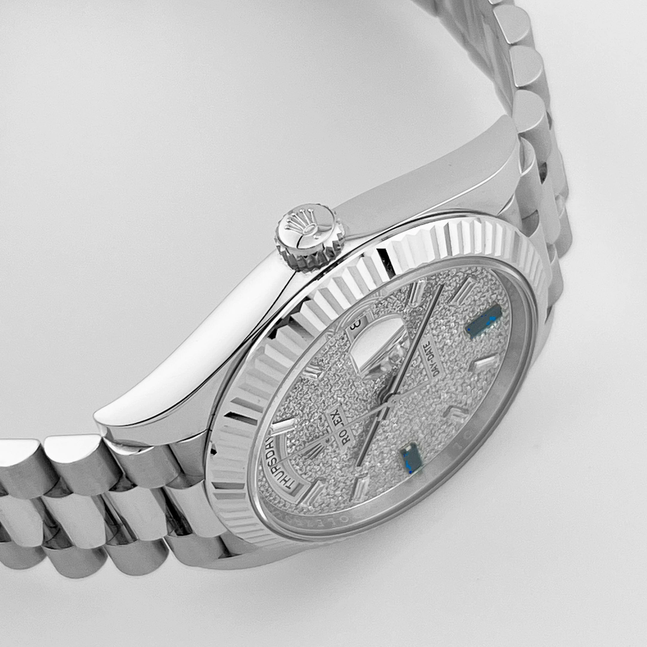 Rolex Day-Date 40 228236 Platinum Pav Diamond Dial (2023)