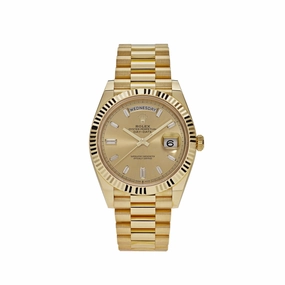 Rolex Day-Date 40 228238 Yellow Gold Champagne Diamond Dial (2024)