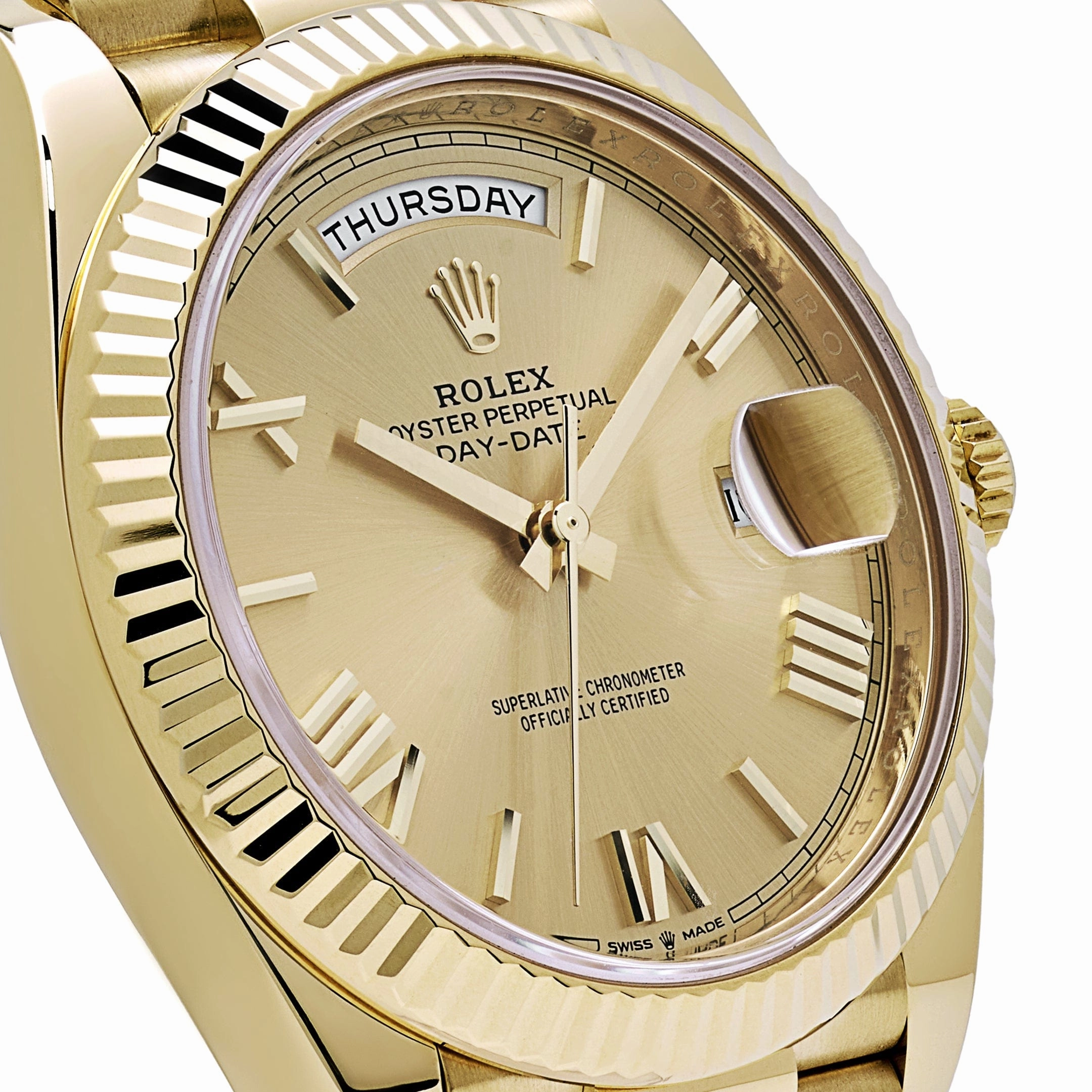 Rolex Day-Date 40 228238 Yellow Gold Champagne Roman Dial (2024)
