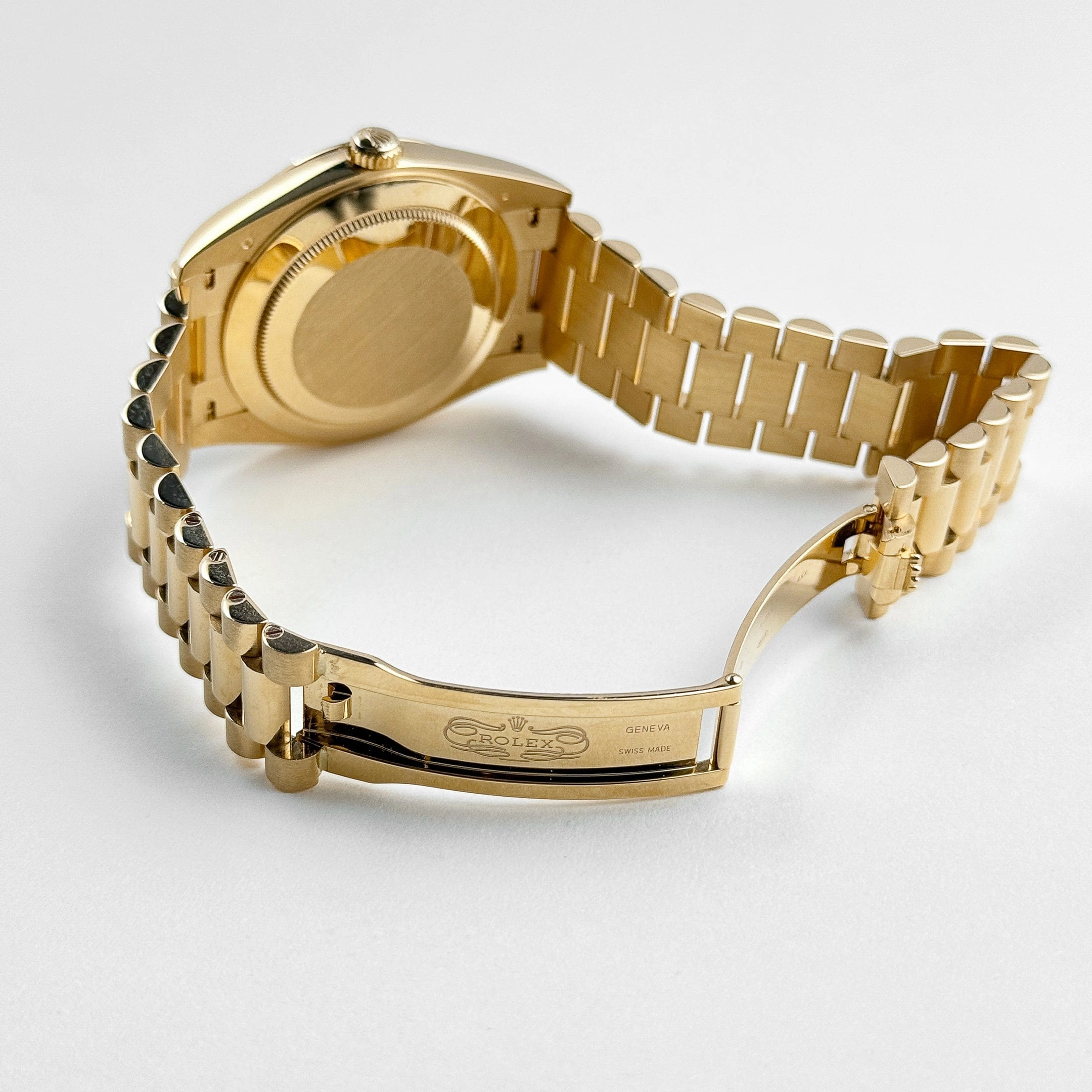 Rolex Day-Date 40 228238 Yellow Gold Green Roman Numerals Dial (2022)