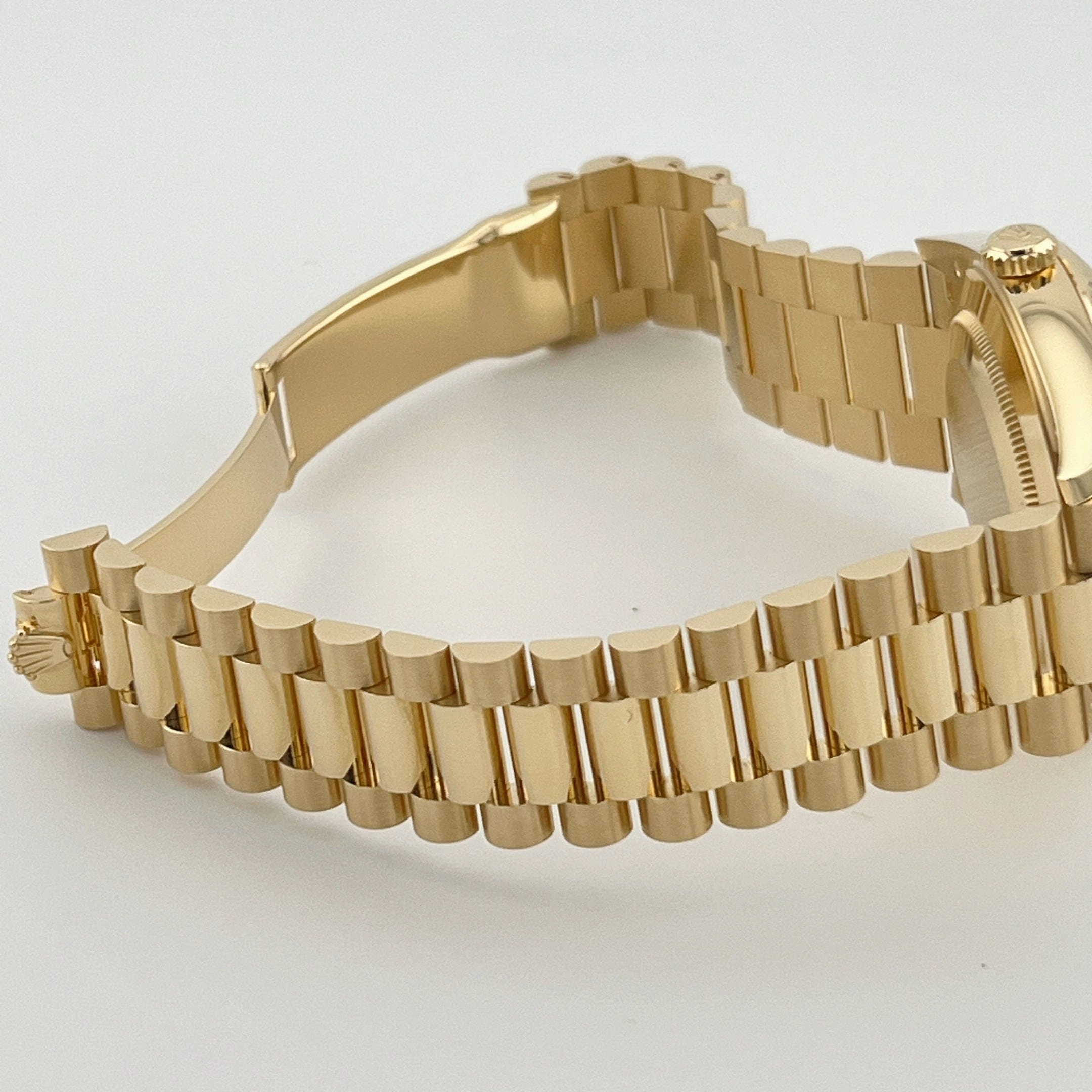 Rolex Day-Date 40 228238 Yellow Gold Green Roman Numerals Dial (2023)