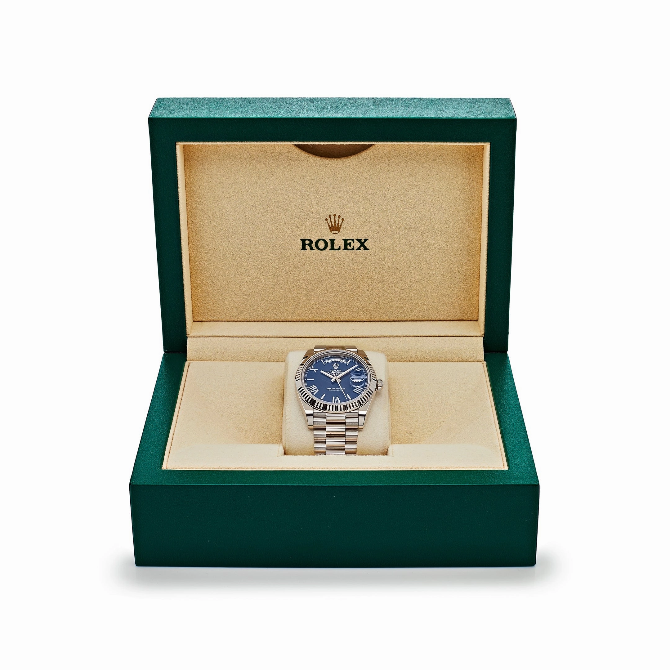 Rolex Day-Date 40 228239 White Gold Blue Dial (2023)