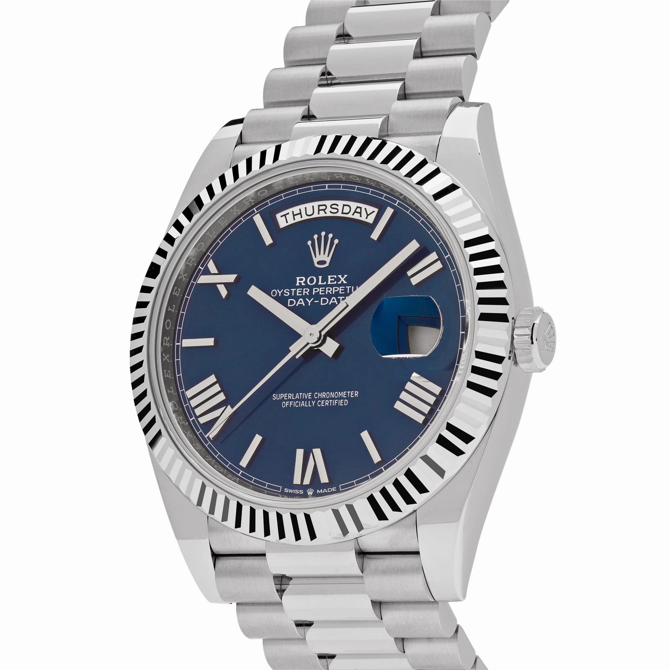 Rolex Day-Date 40 228239 White Gold Blue Dial (2023)