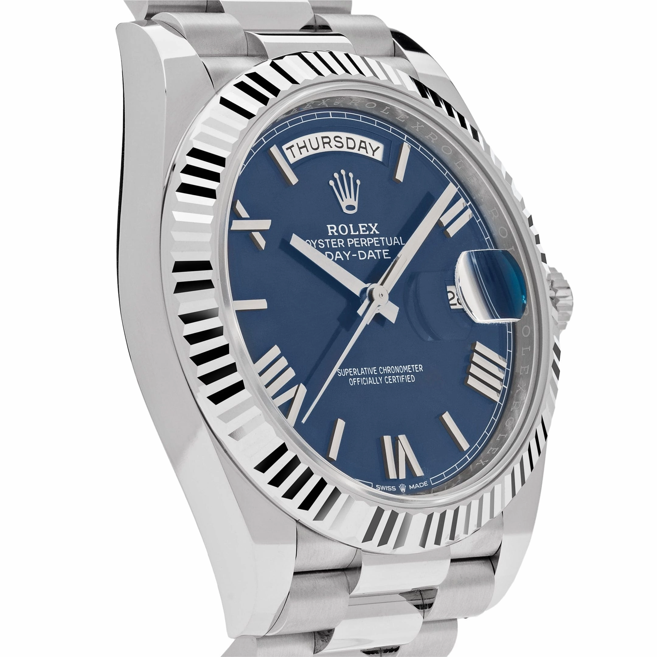 Rolex Day-Date 40 228239 White Gold Blue Dial (2023)