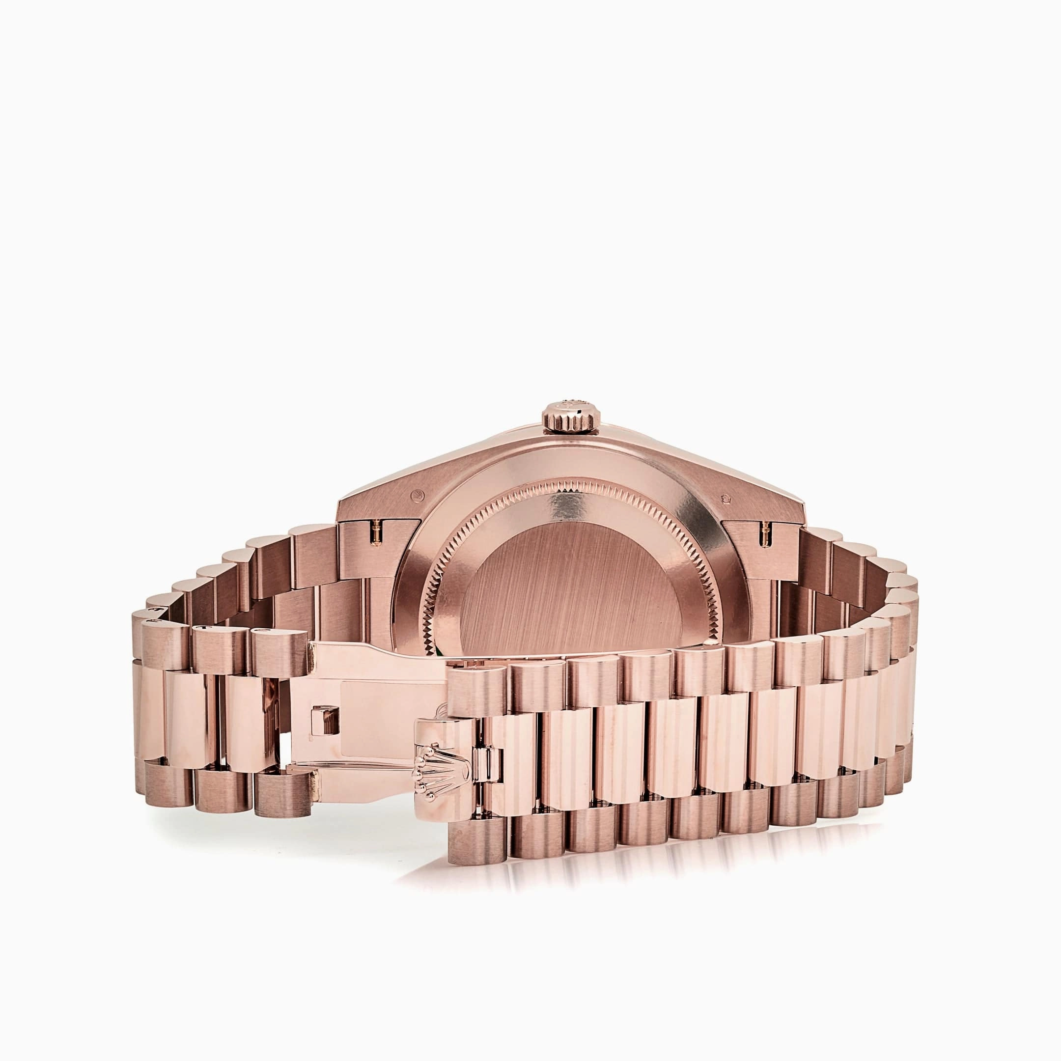 Rolex Day-Date 40 228345RBR Rose Gold Diamond Bezel Slate Ombre Dial