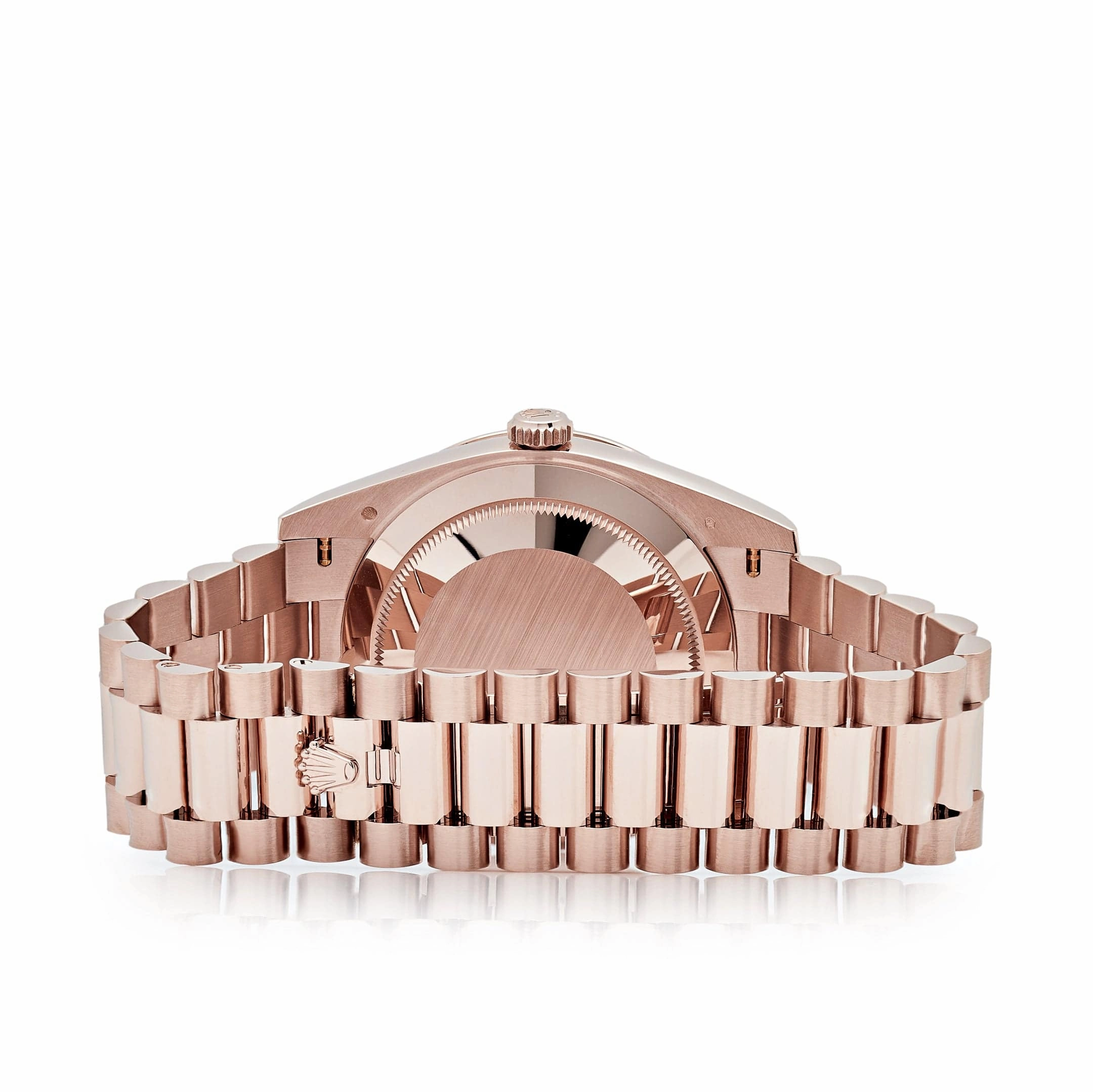 Rolex Day-Date 40 228345RBR Rose Gold Diamond Bezel Sundust Diamond Dial