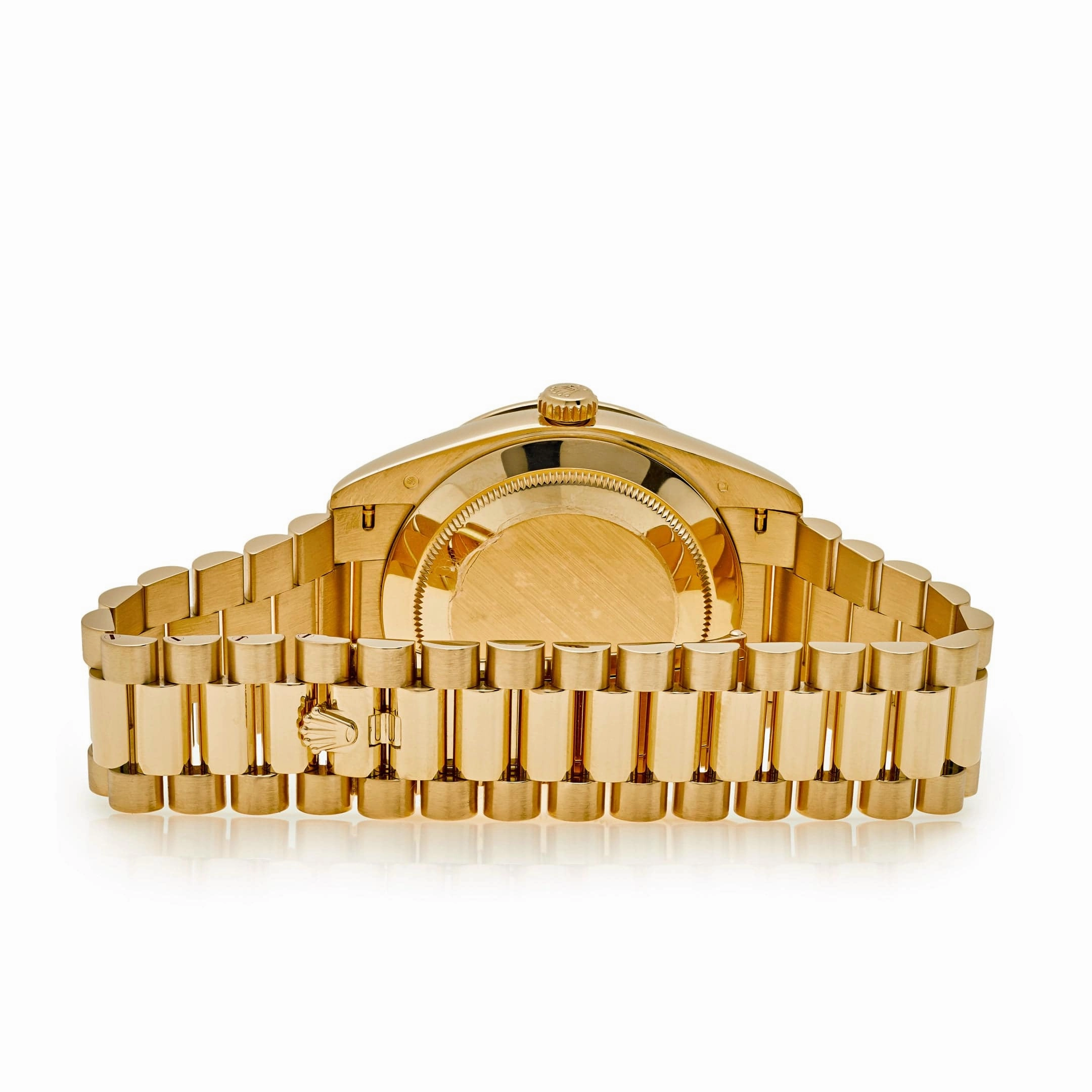 Rolex Day-Date 40 228398TRU Yellow Gold Roman Dial Ruby Bezel