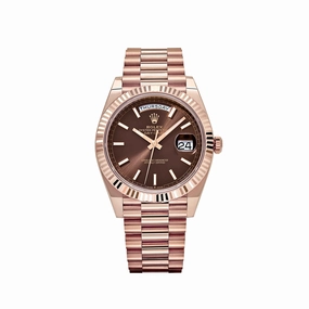 Rolex Day-Date 40 Reference 228235 Rose Gold Chocolate Dial (2024)