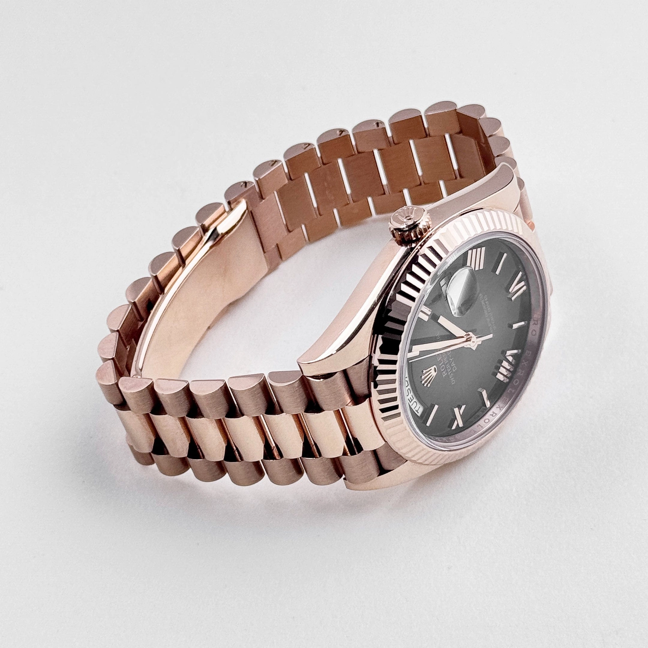 Rolex Day-Date 40 Reference 228235 Rose Gold Slate Ombre Dial (2024)
