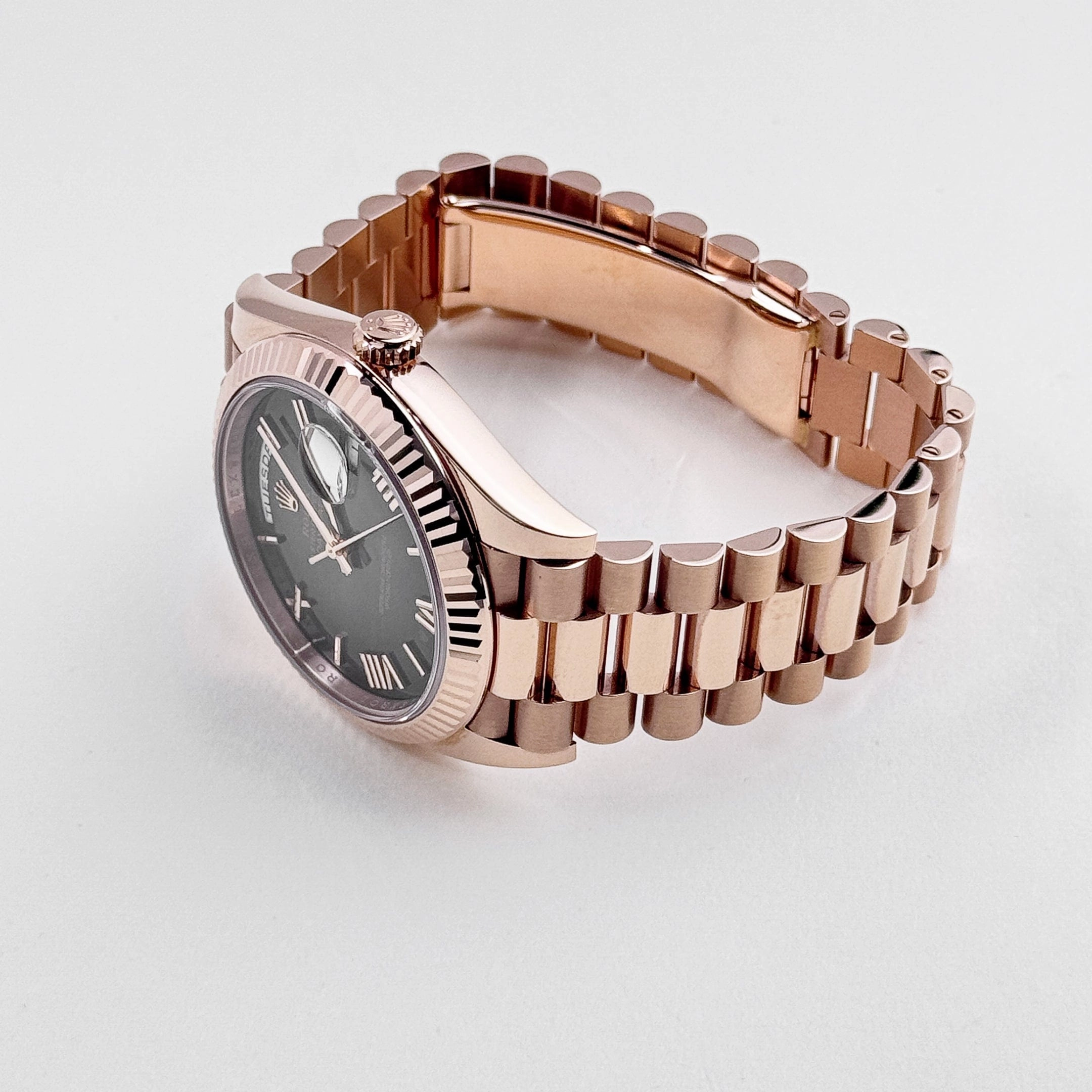 Rolex Day-Date 40 Reference 228235 Rose Gold Slate Ombre Dial (2024)