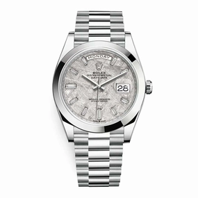 Rolex Day Date 40mm - Ref: 228206-0036 - Meteorite Diamond Dial, Platinum President Bracelet Men's Watch
