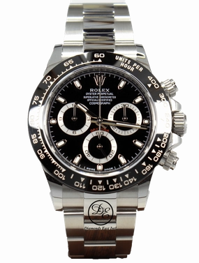 Rolex Daytona 116500 LN Chrono Oyster Black Ceramic Bezel Watch BOX/PAPER *MINT*