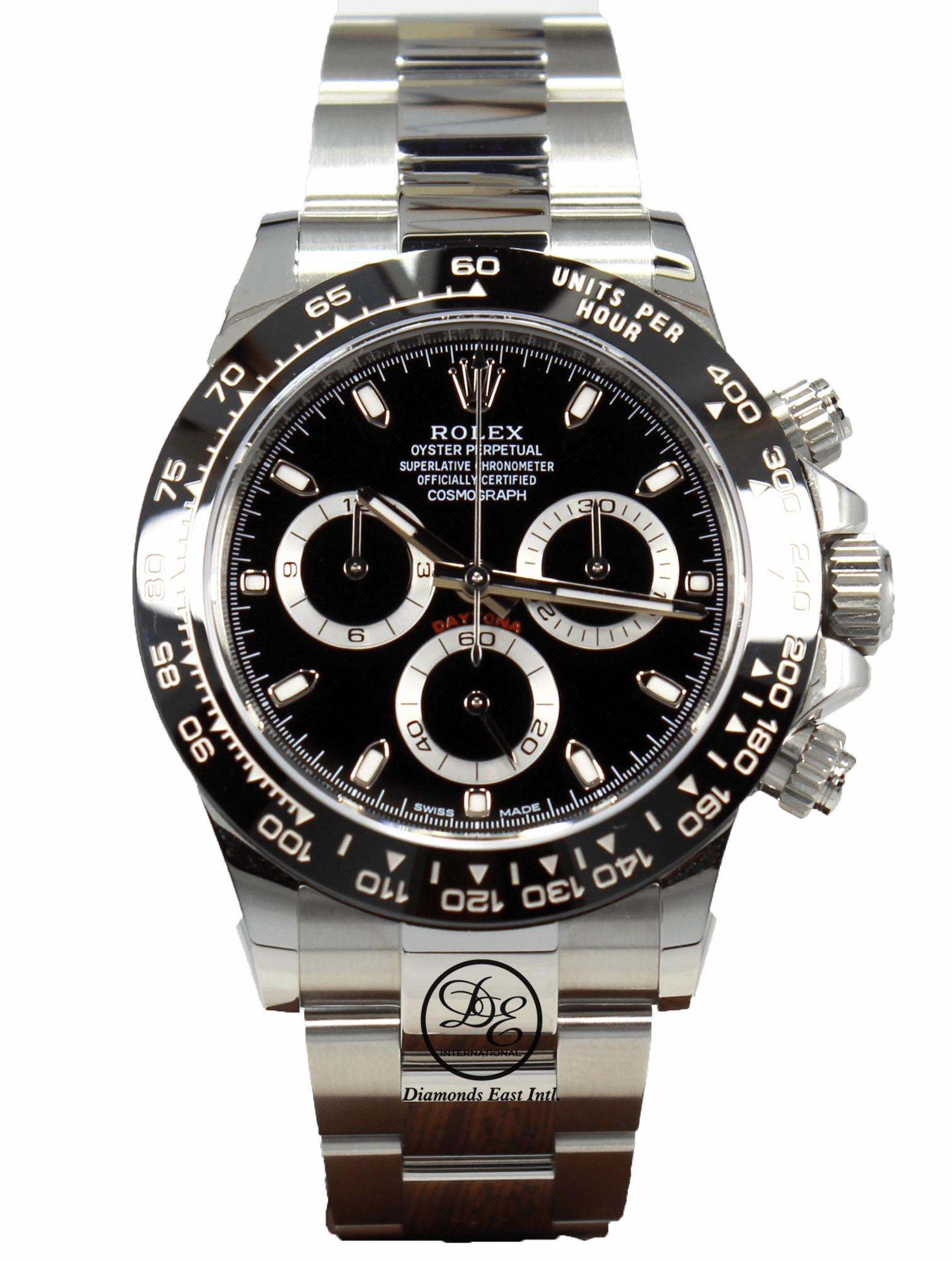 Rolex Daytona 116500 LN Chrono Oyster Black Ceramic Bezel Watch BOX/PAPER *MINT*