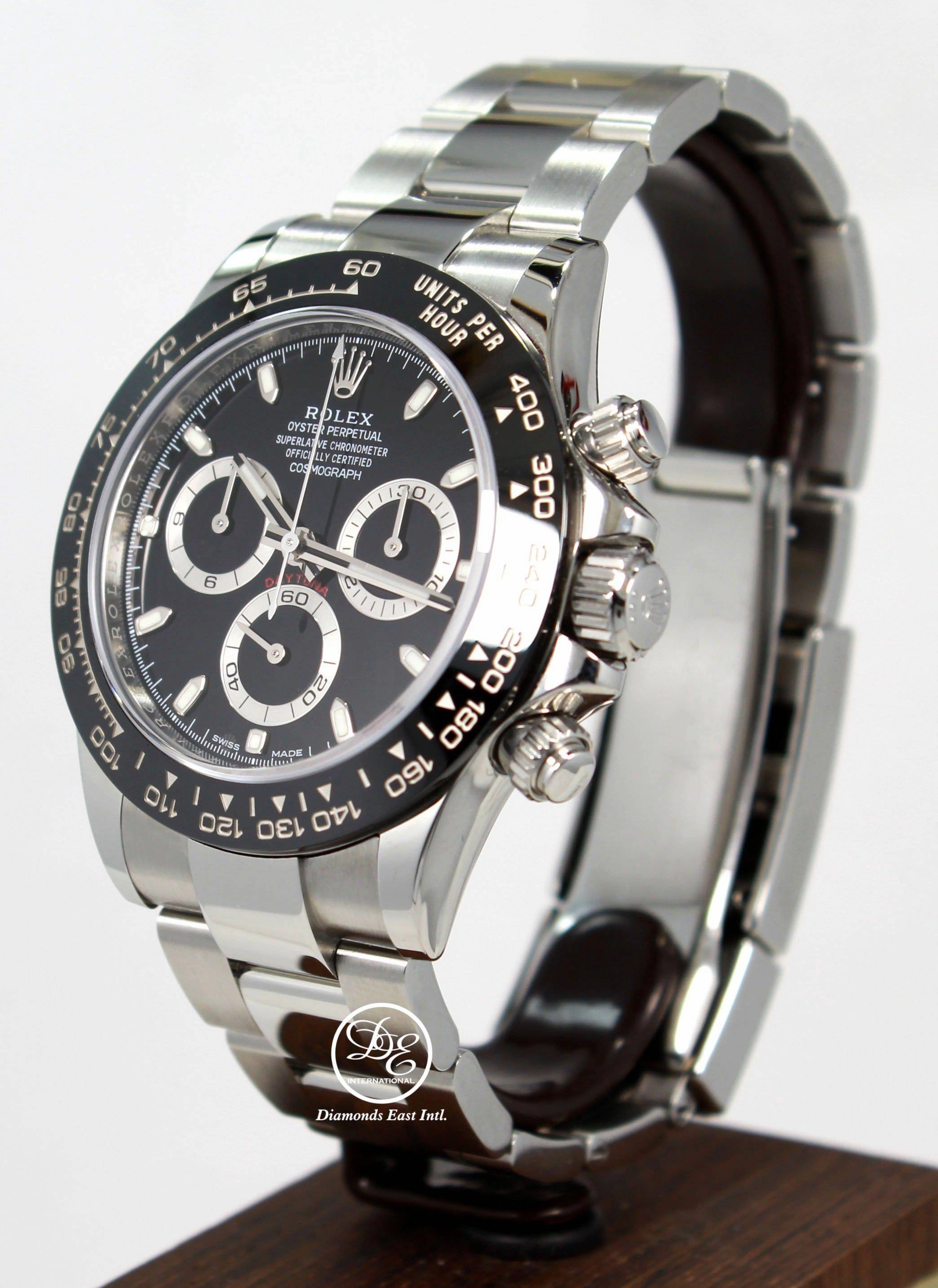 Rolex Daytona 116500 LN Chrono Oyster Black Ceramic Bezel Watch BOX/PAPER *MINT*