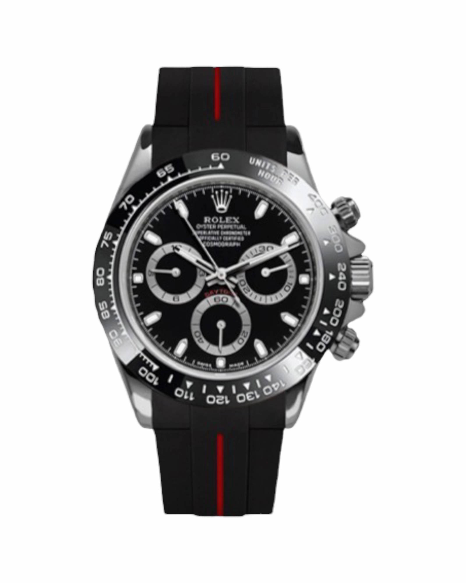 Rolex Daytona 116500 LN with Rubber B & Oyster Band Box / Papers Mint