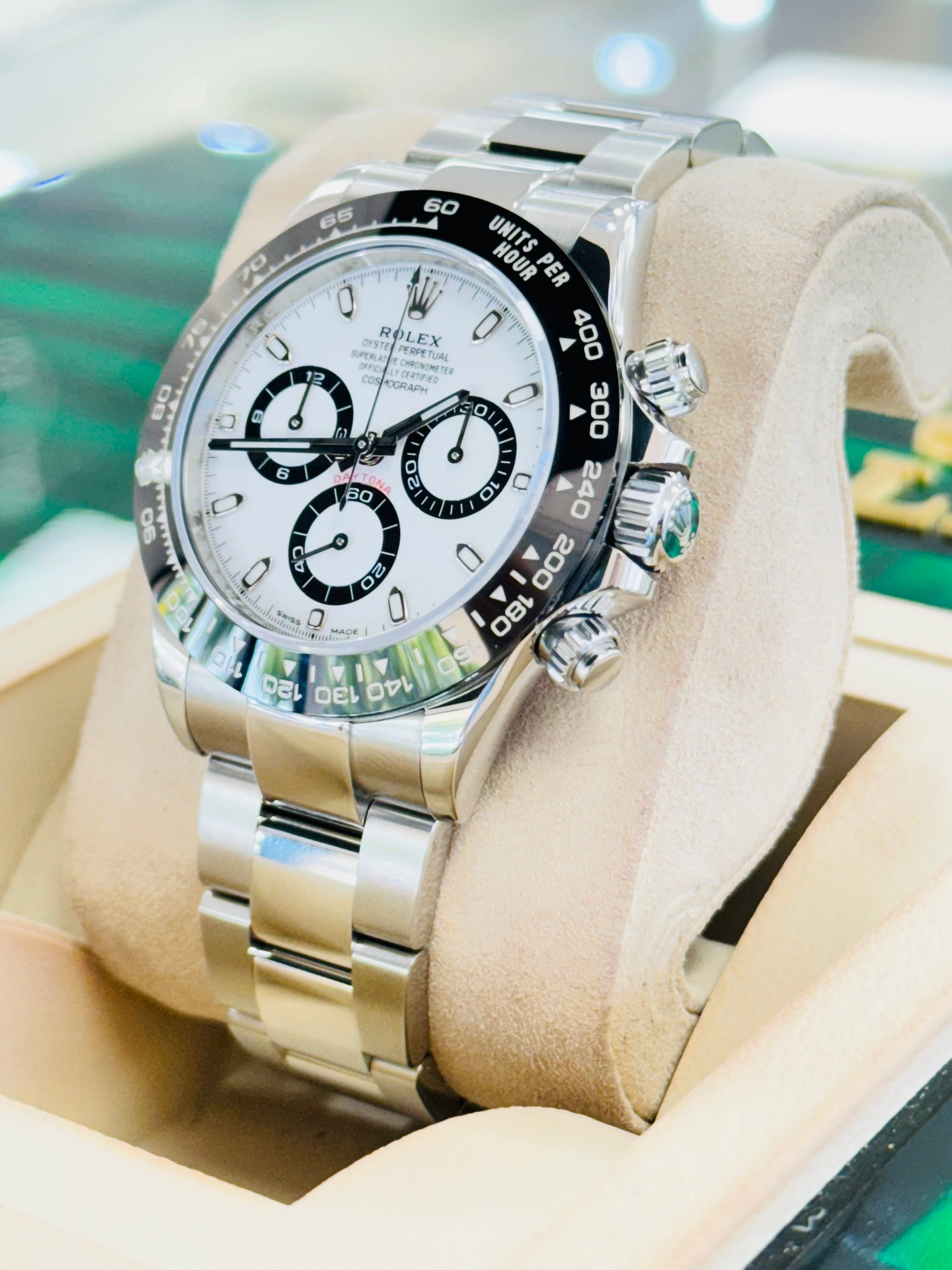 Rolex Daytona 116500LN Panda Chronograph Watch Box and Papers MINT