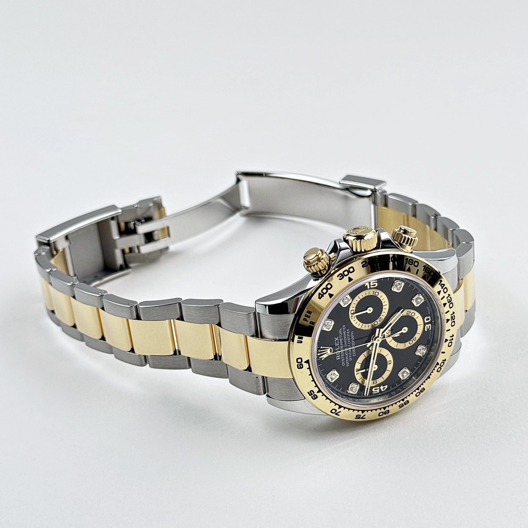 Rolex Daytona 116503 Yellow Gold Stainless Steel Black Diamond Dial (2022)