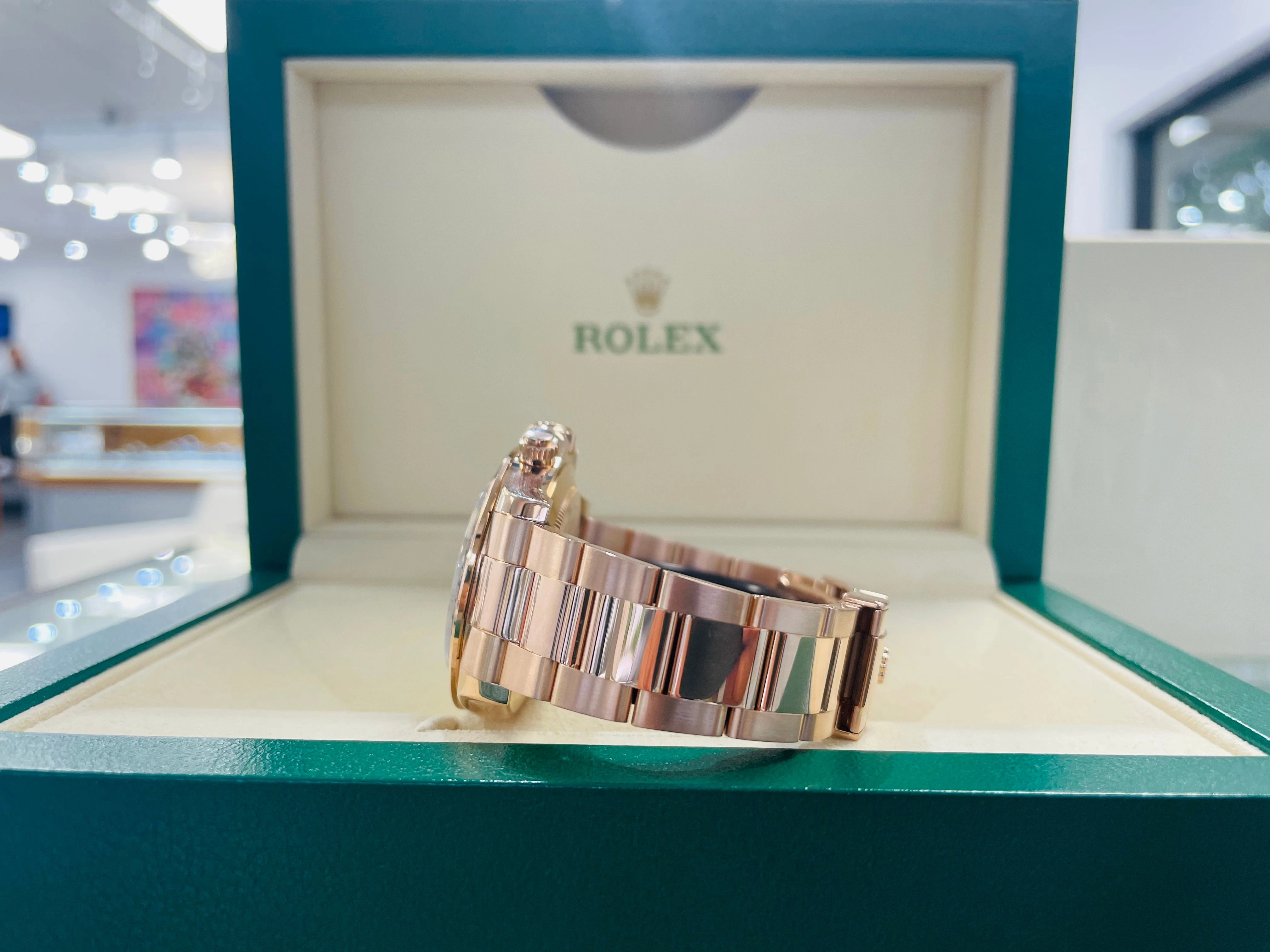 Rolex Daytona 116505 Rose Gold Chocolate Arabic Dial PreOwned