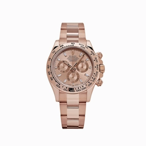 Rolex Daytona 116505 Rose Gold Sundust Diamond Baguette Dial (2015)
