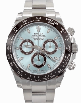 Rolex Daytona 116506 Platinum Oyster Perpetual Cosmograph ICE Blue UNWORN WITH STICKERS !