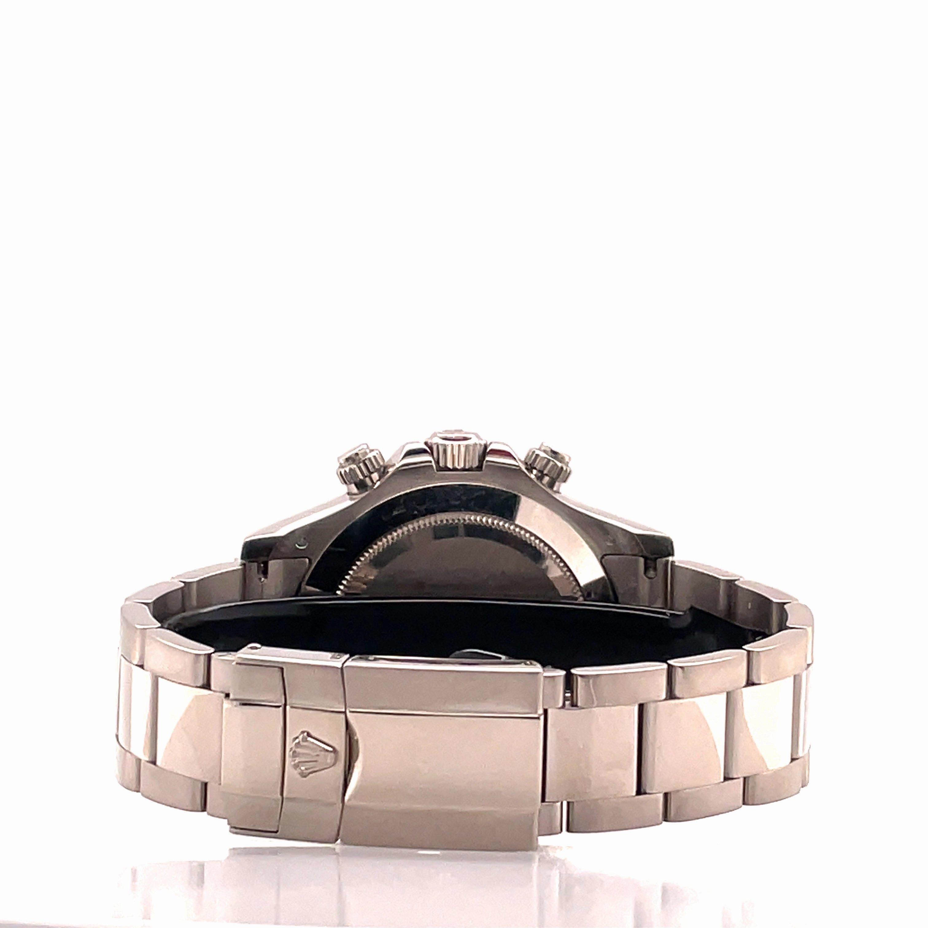 Rolex Daytona 116509 40mm White Gold Black Arabic Dial on Oyster Box And Papers