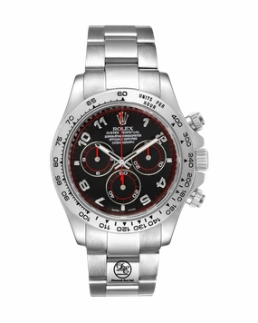Rolex Daytona 116509 40mm White Gold Black Arabic Dial on Oyster Box And Papers