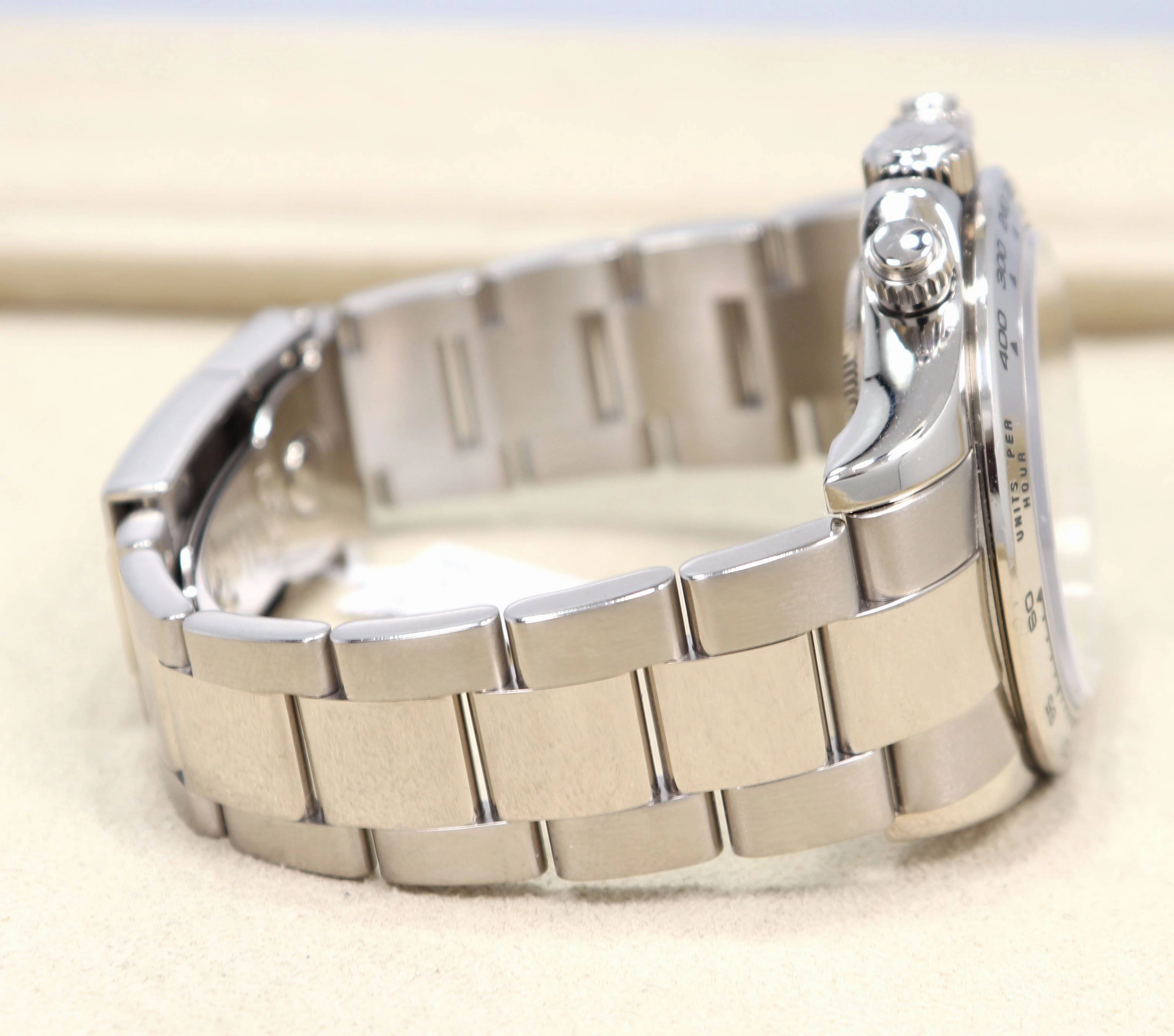 Rolex Daytona 116509 Cosmograph 18k White Gold SIlver Racing Dial BOX/PAPERS