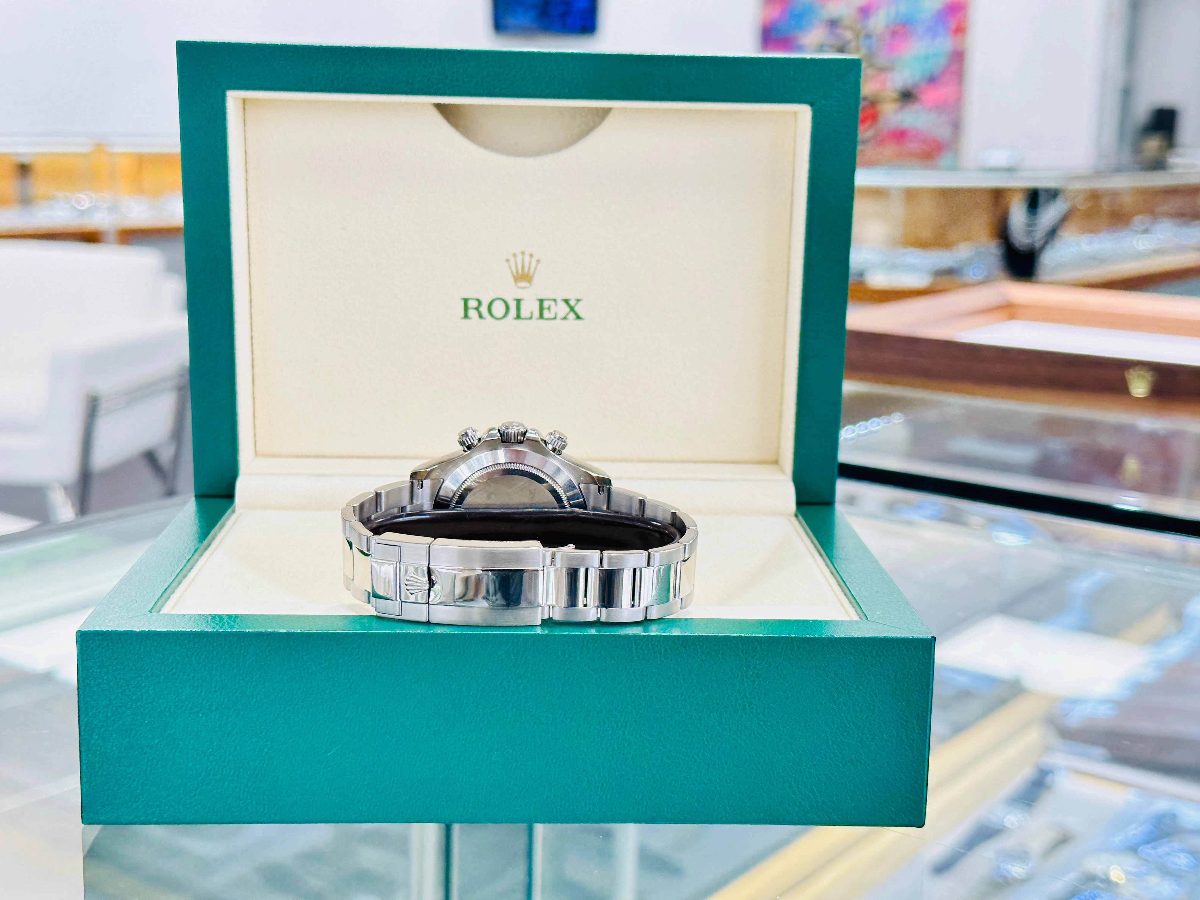 Rolex Daytona 116509 Grey Racing Dial Box and Papers PreOwned