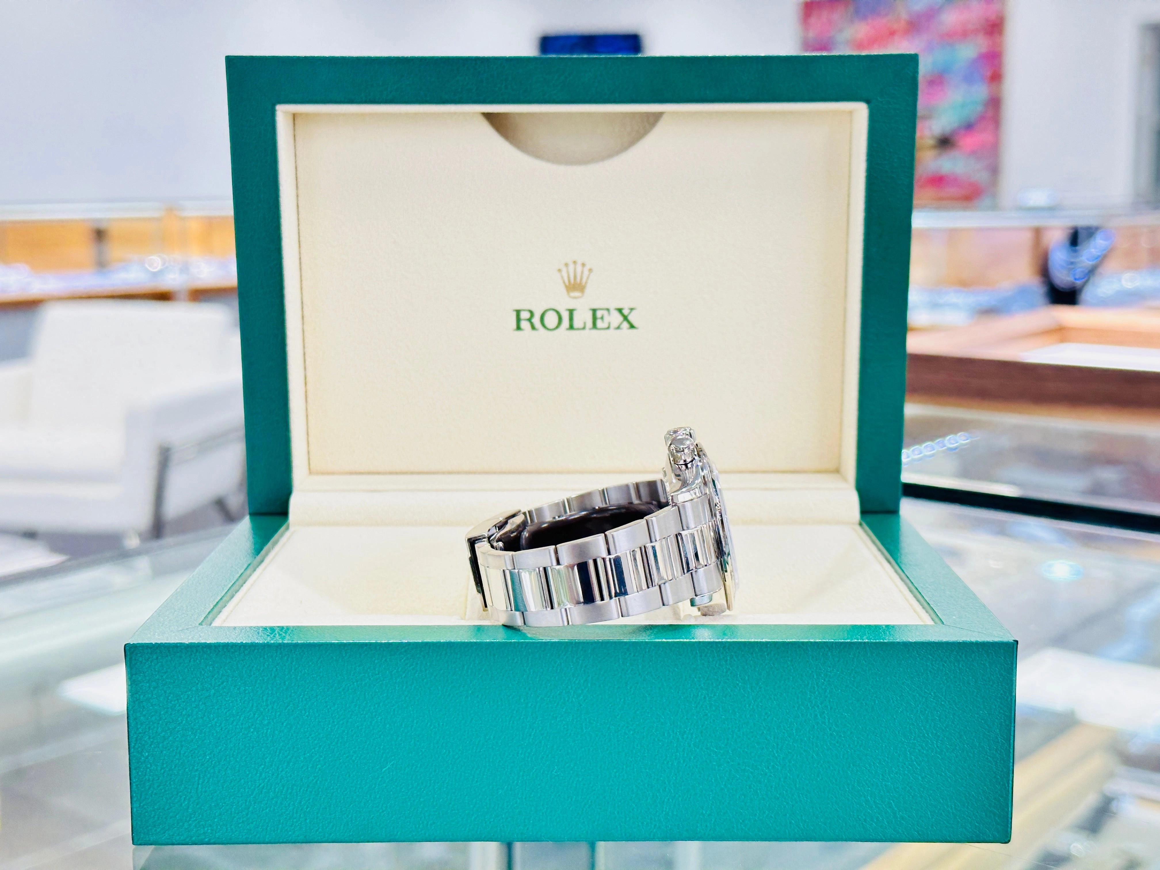 Rolex Daytona 116509 Grey Racing Dial Box and Papers PreOwned